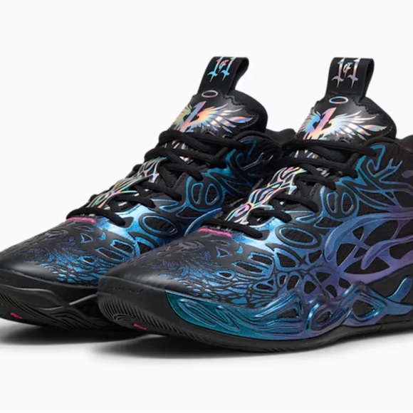 Men’s Puma LaMelo MB.04 "Reflections" basketball shoes in black-ravish 9.5 - Picture 14 of 17